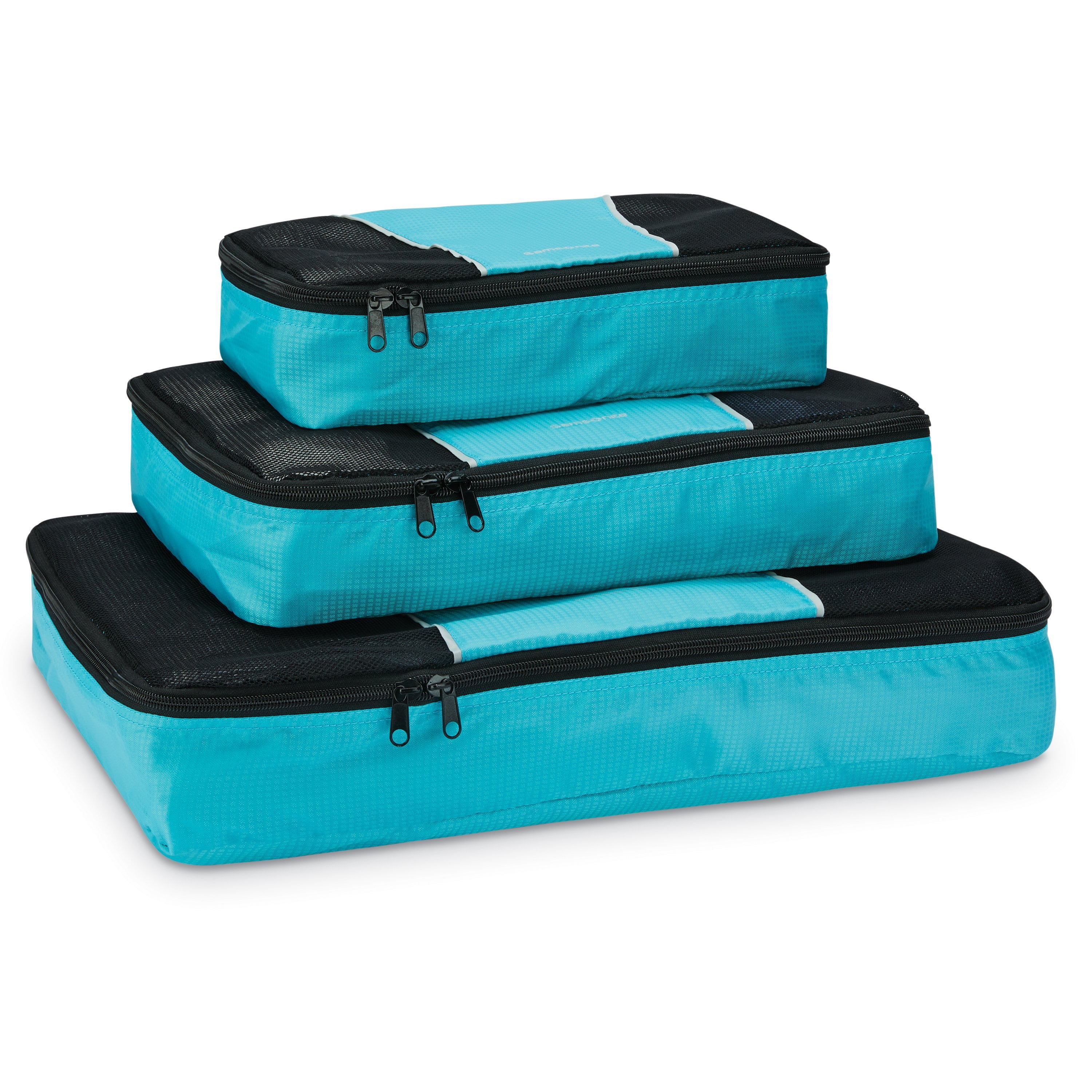 Samsonite 3-Piece Packing Cube Set - Lightweight Luggage Organizers for Travel - Perfect for Suitcases, Backpacks & Carry-Ons