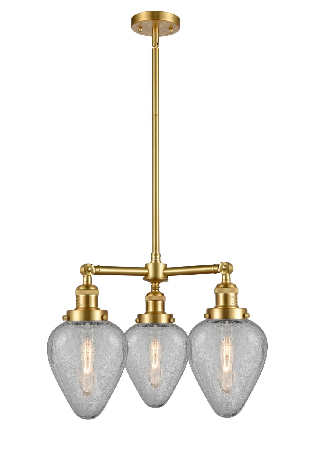 Geneseo 3-Light Chandelier - Elegant Modern Ceiling Light Fixture for Dining Room, Bedroom, or Living Room Decor