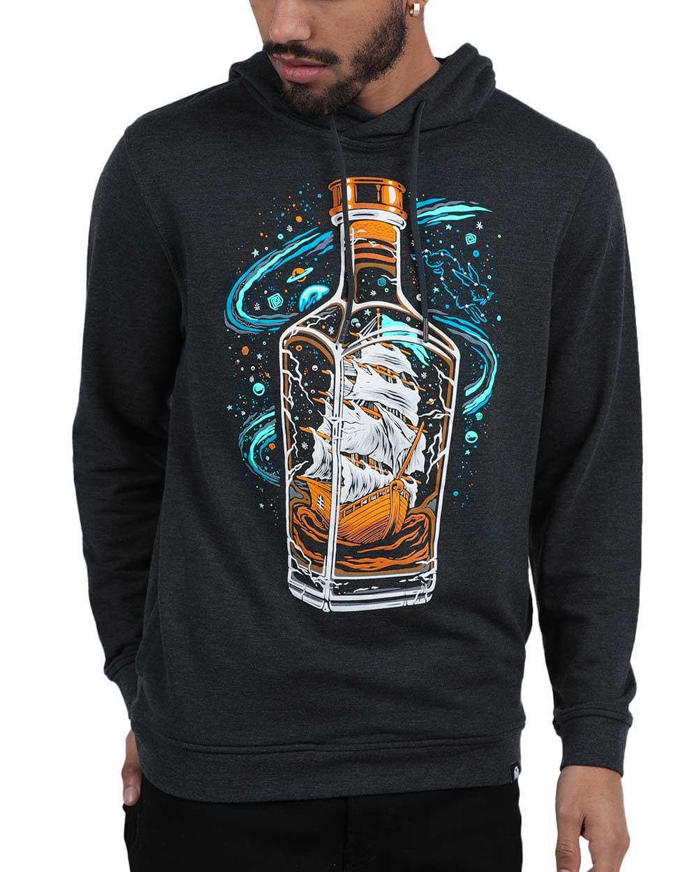 INTO THE AM Men's Graphic Hoodies - Premium Pullover Hoodie for Men Sizes S-4XL | Stylish & Comfortable for Casual Wear, Street Fashion & Everyday Outfits