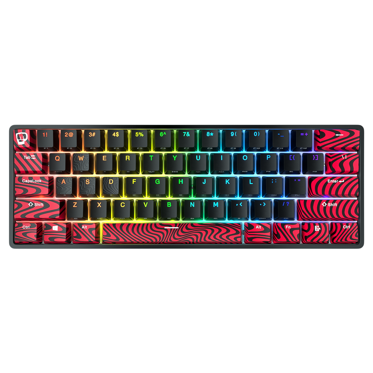 Pewdiepie K1 Wireless Mechanical Gaming Keyboard - RGB Backlit, Ultra-Fast Response for PC, Mac, PS5 - Perfect for FPS, MOBA & Streaming Gaming Sessions