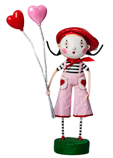 Lori Mitchell Be Mime Valentine's Day Figurine - 2024 New Collectible - Perfect for Valentine's Gifts, Home Decor & Holiday Display