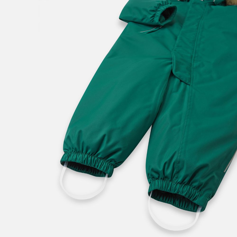 Reima Gotland Baby Snowsuit - Waterproof Winter Jacket & Pants Set for Infants & Toddlers (Deeper Green) - Perfect for Snow Play, Skiing & Outdoor Adventures