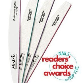 Premium 180/180 Grit Nail File for Strong, Smooth Nails - Professional Manicure & Pedicure Tool for Home & Salon Use