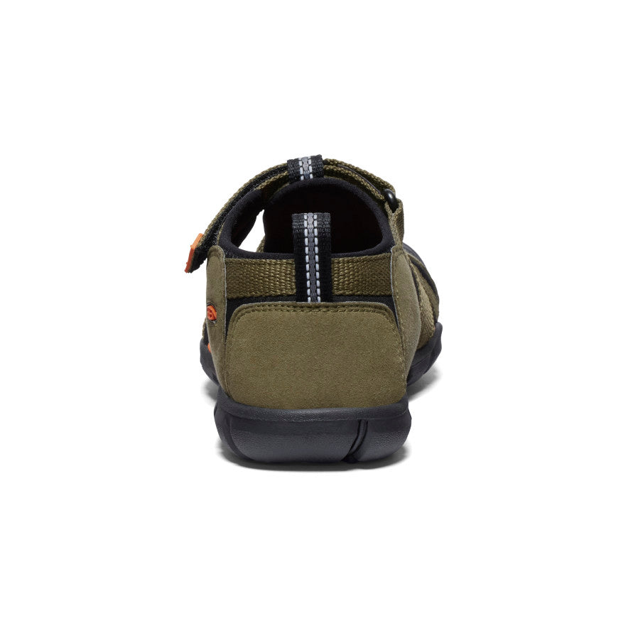 Seacamp II CNX Big Kids' Water Shoes - Dark Olive/Gold Flame for Beach, Pool & Outdoor Adventures