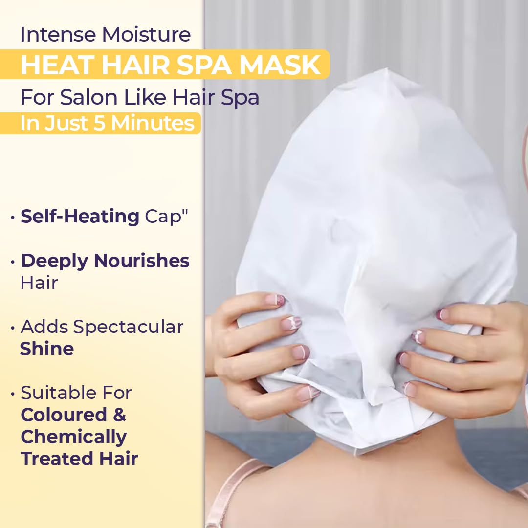 Sanfe Hair Repair Spa Mask - Instant Hair Treatment for Dry, Damaged Hair & Split Ends | Deep Conditioning Mask with Shine & Smoothing Benefits | 5-Minute Salon-Quality Nourishment (1 Piece) - Perfect for Post-Wash Care, Travel & Quick Hair Revival