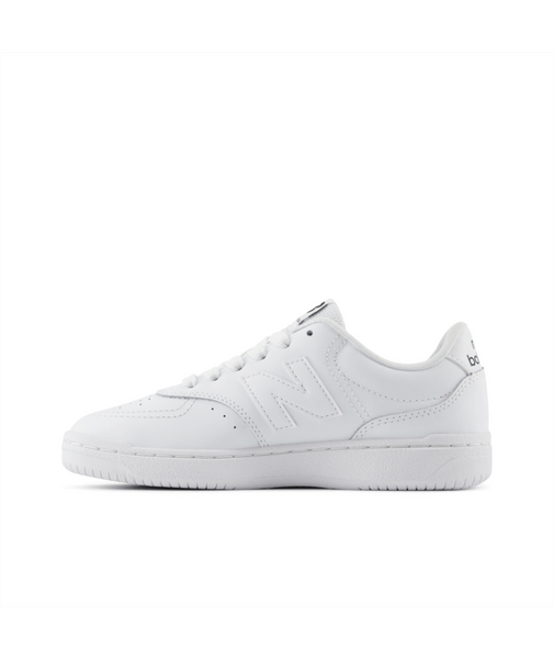 New Balance BB80 White Kids Shoes - Lightweight & Comfortable Sneakers for Boys & Girls - Perfect for Running, School & Casual Wear