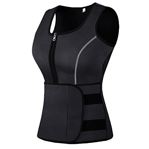 mpeter Women's Sweat Vest - Slimming Body Shaper for Weight Loss & Toning | Perfect for Workouts, Running & Gym Sessions