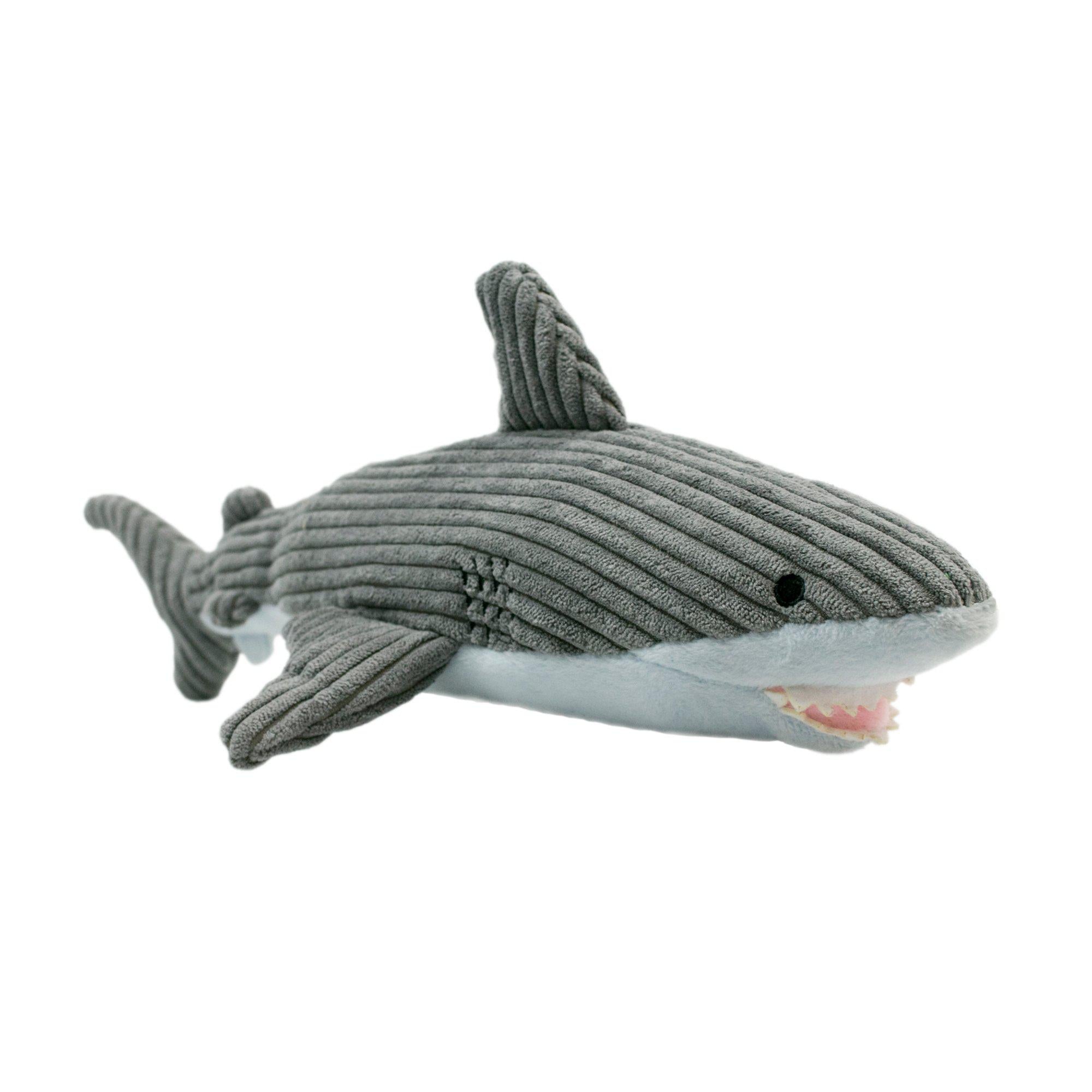 Soft Plush Shark Crunch Toy for Dogs - Cute & Durable Chew Toy for Puppies & Small Dogs - Perfect for Teething, Playtime & Stress Relief (12 Pack)
