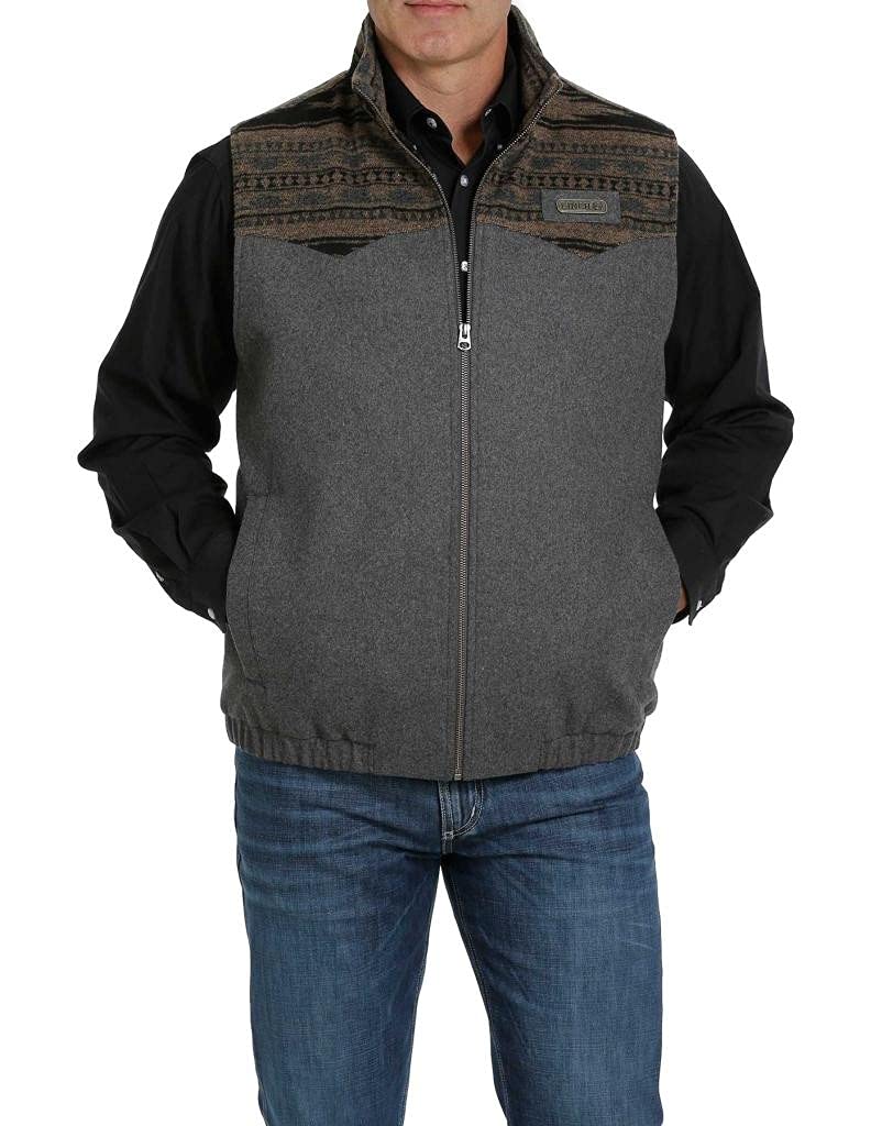 Cinch Men's Conceal Carry Aztec Vest - Lightweight Hunting & Outdoor Concealed Carry Vest for Hiking, Camping & Shooting Range - Durable Tactical Vest with Multiple Pockets