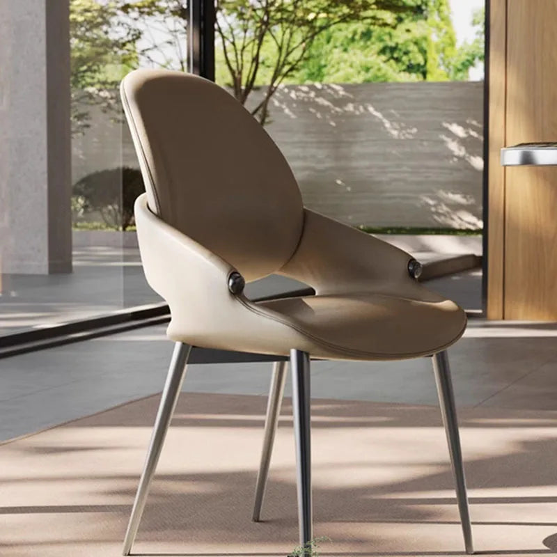 Luxury Designer Throne Dining Chair - Elegant & Comfortable Royal Style Accent Chair for Dining Room, Living Room, or Home Office Decor