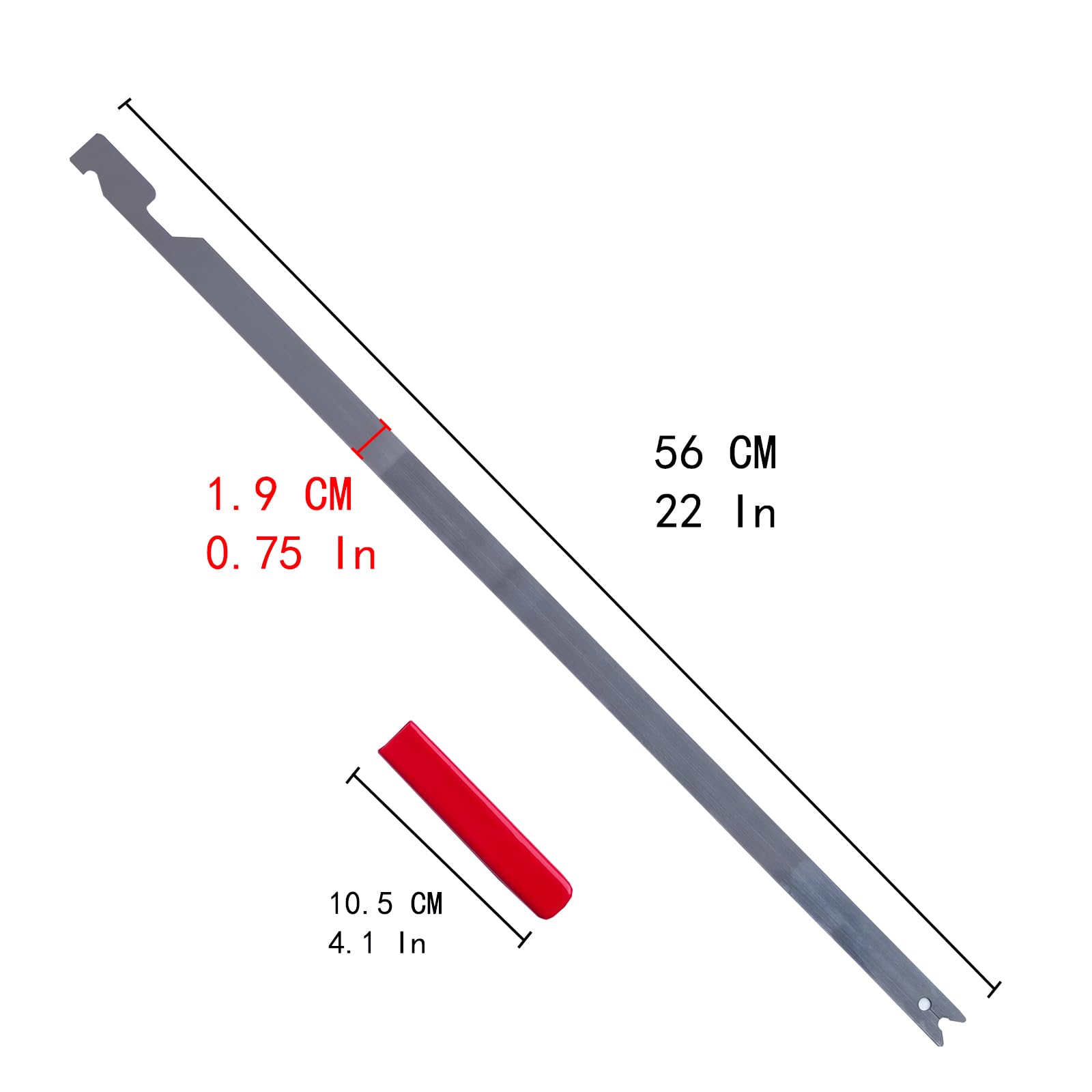 22 Inch Slim Jim Tool - Professional Stainless Steel Car Lockout Tool for Emergency Vehicle Access (Car Lockout, Roadside Assistance, Auto Repair)