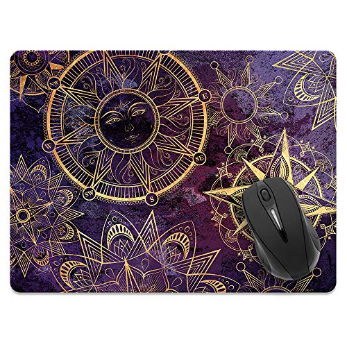 Purple Bohemian Flowers Compass
