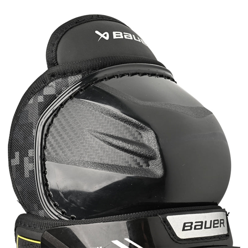 Bauer Supreme Mach Youth Hockey Shin Guards - Lightweight & Durable Protection for Ice Hockey Players - Perfect for Games & Practice