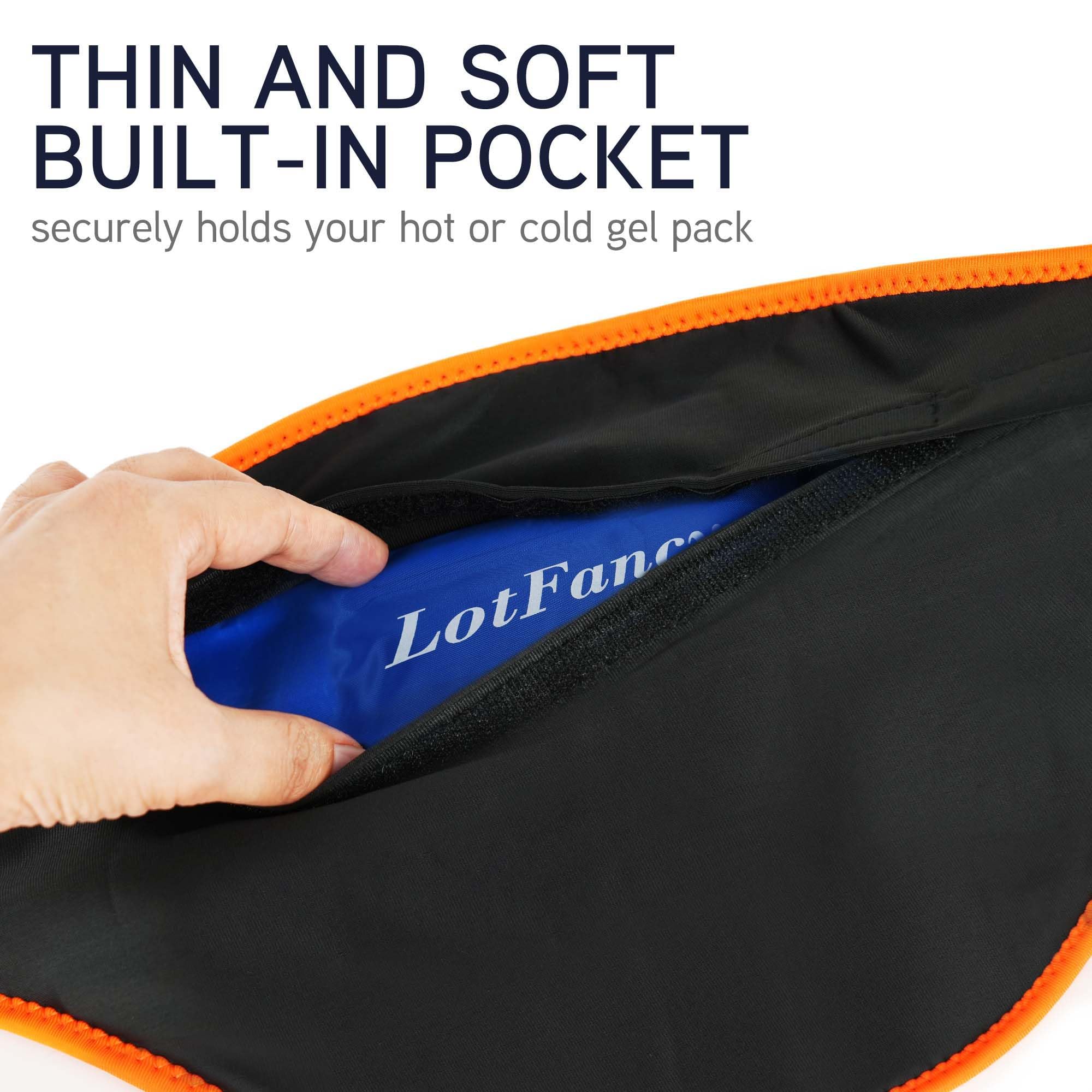 LotFancy Reusable Hot & Cold Therapy Gel Packs (2-Pack) for Back, Hip, Waist & Leg Pain Relief - FSA/HSA Eligible Heating & Cooling Compress for Injury Recovery, Post-Workout & Chronic Pain Management