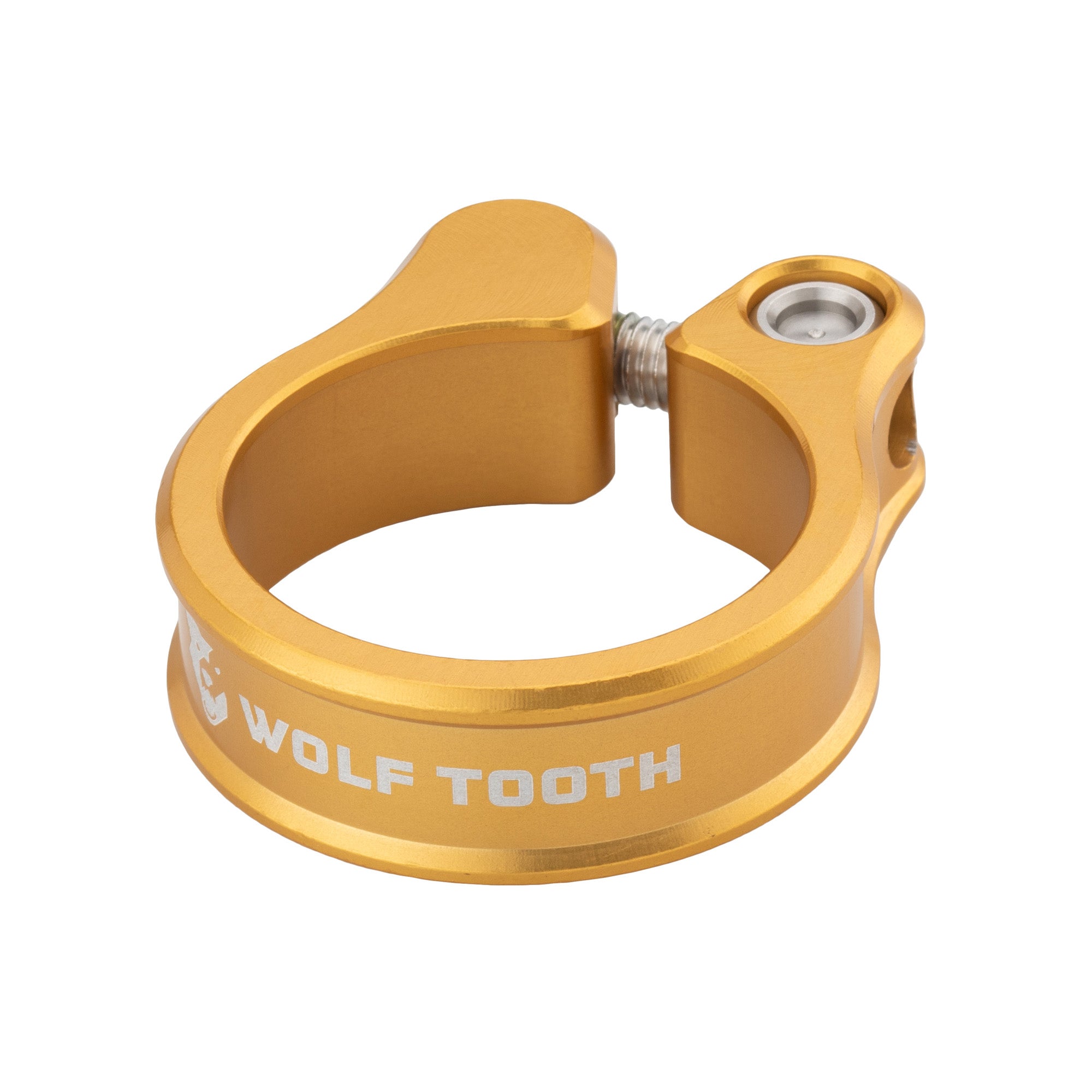 Wolf Tooth Precision-Machined Seatpost Clamp - Lightweight CNC Aluminum Bike Seat Clamp for Mountain & Road Bikes - Perfect for Cycling, Commuting and Trail Riding