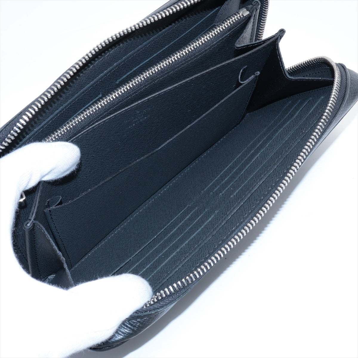 Louis Vuitton Taiga Zippy XL Zip Around Wallet - Genuine Leather Luxury Men's Bifold Wallet with Multiple Card Slots - Perfect for Business, Travel & Everyday Use
