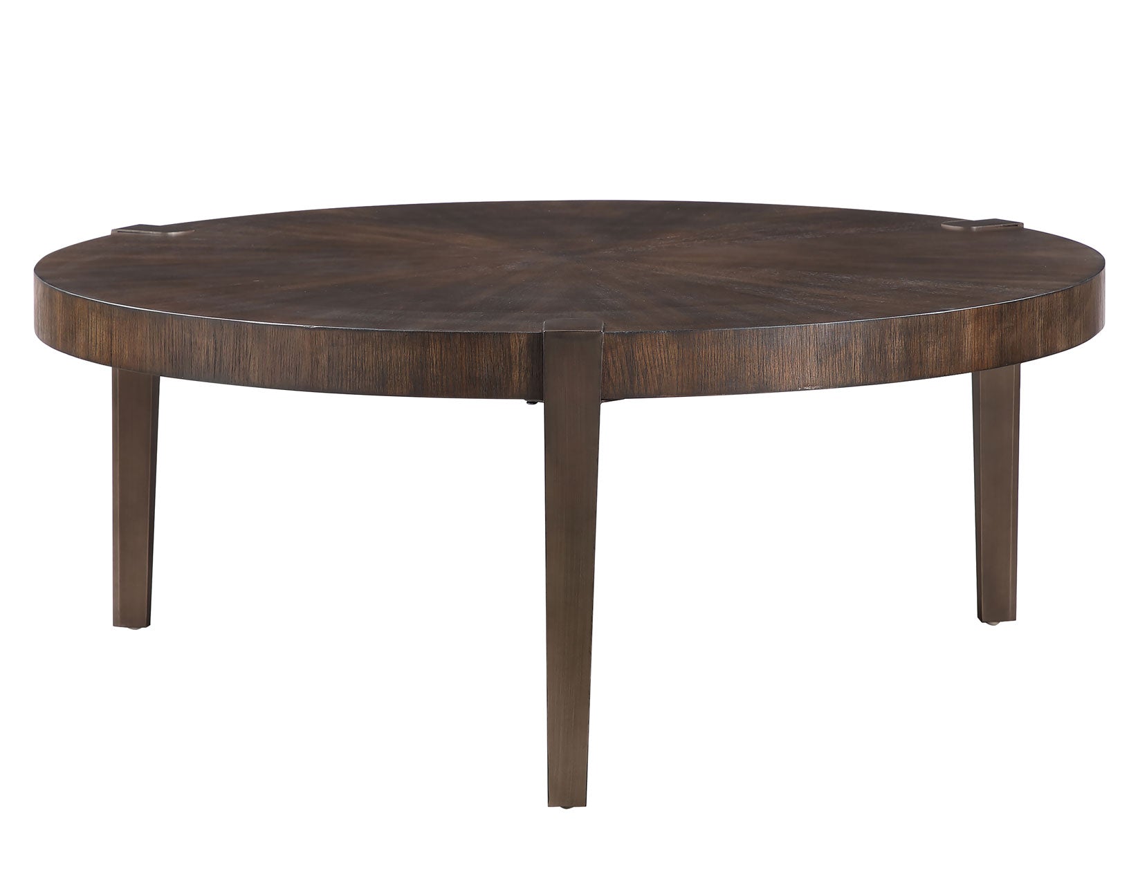 Grace Dark Brown Coffee Table - Modern Wooden Living Room Furniture for Home Decor & Small Space
