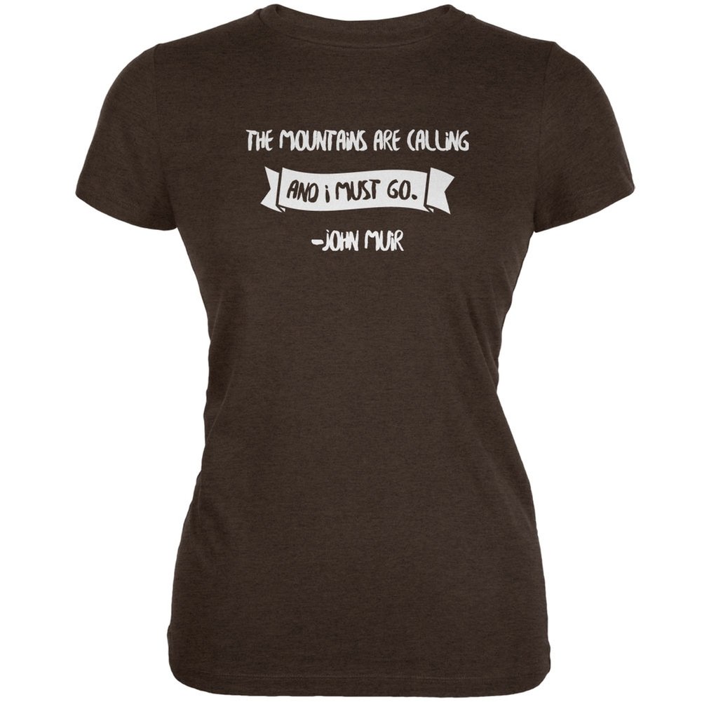 The Mountains are Calling Muir Juniors Soft T-Shirt - Comfortable Cotton Tee for Outdoor Adventures & Casual Wear