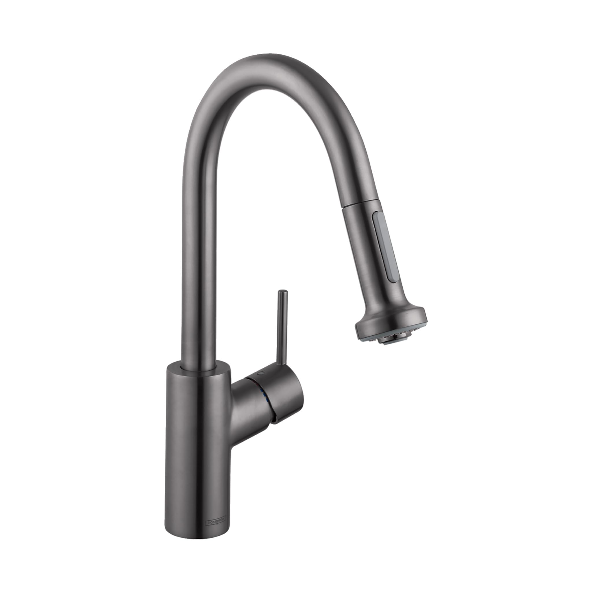 **hansgrohe Talis S² Black Bar Kitchen Faucet with Pull Down Sprayer – Magnetic Docking Spray Head, Brushed Black Chrome (04286340) – Perfect for Modern Kitchens & Easy Cleaning**