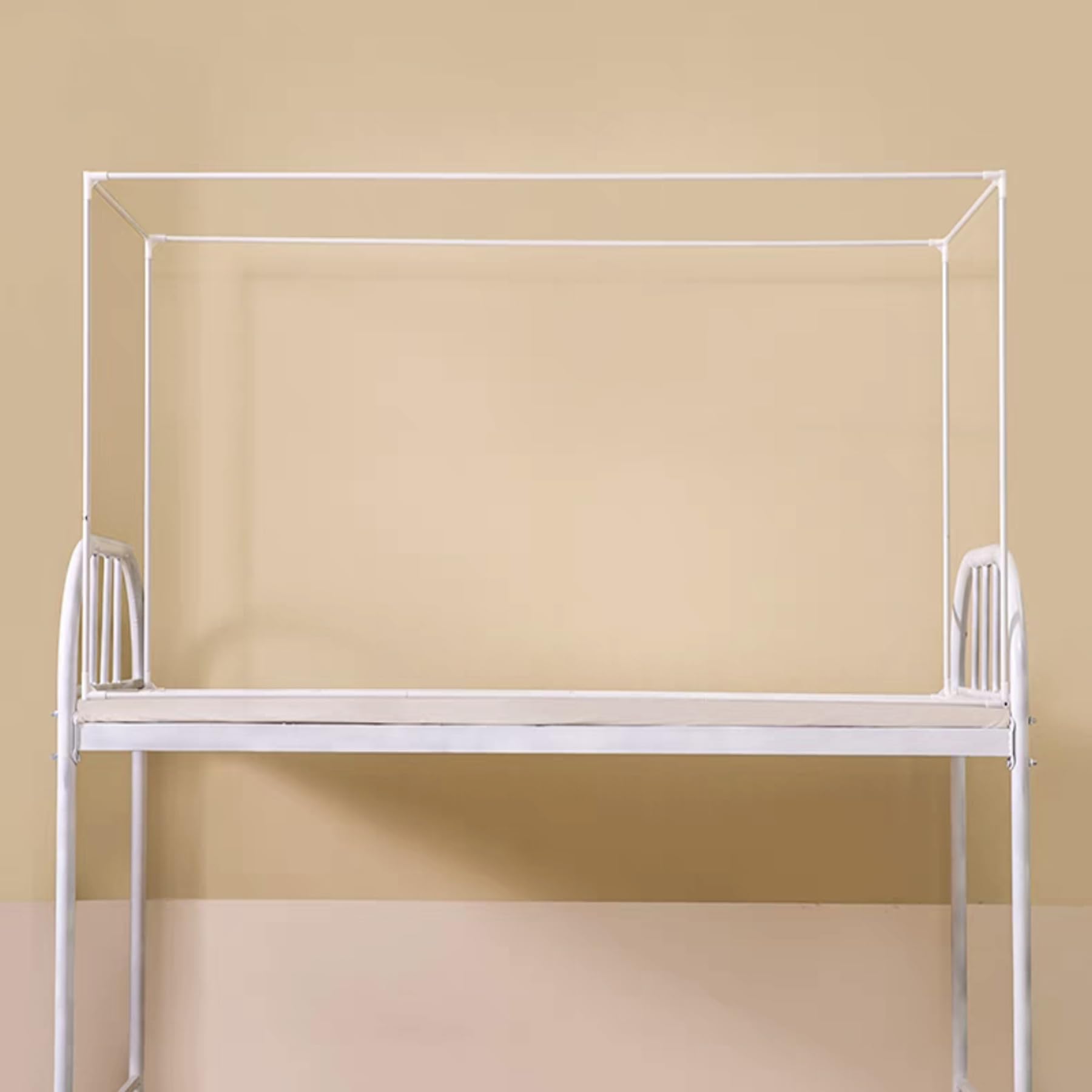 Retractable Bed Canopy Frame - Adjustable Four Poster Bed Canopy for Indoor & Outdoor Use - Perfect for Bedroom Decor, Camping, and Kids Play Tent Frame