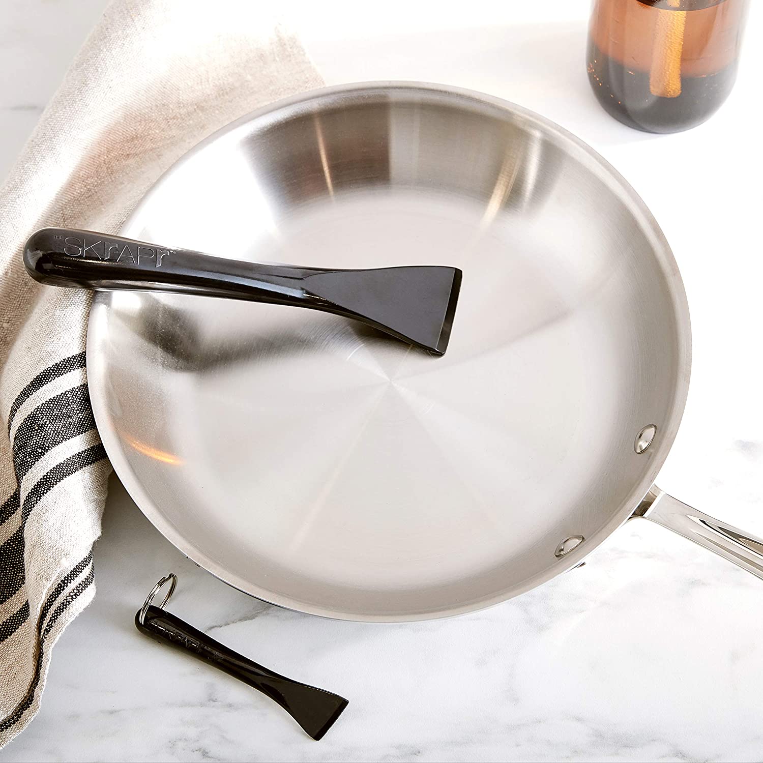 FOX RUN The Skrapr and Skrapr Junior Kit 22701 - Premium Kitchen Scraper Set for Baking, Cooking & Dough Handling - Perfect for Home Chefs & Professional Bakers