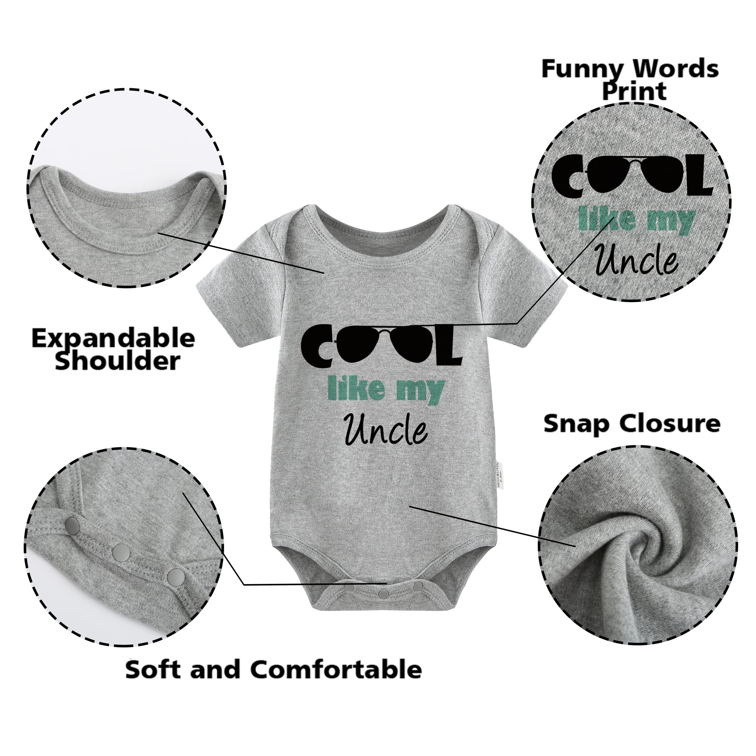 YSCULBUTOL Baby Twins Bodysuit - Born To Rock Twin Romper Outfit for Newborn Boys & Girls | Soft Cotton Infant Clothes for Playdates, Photo Shoots & Everyday Wear