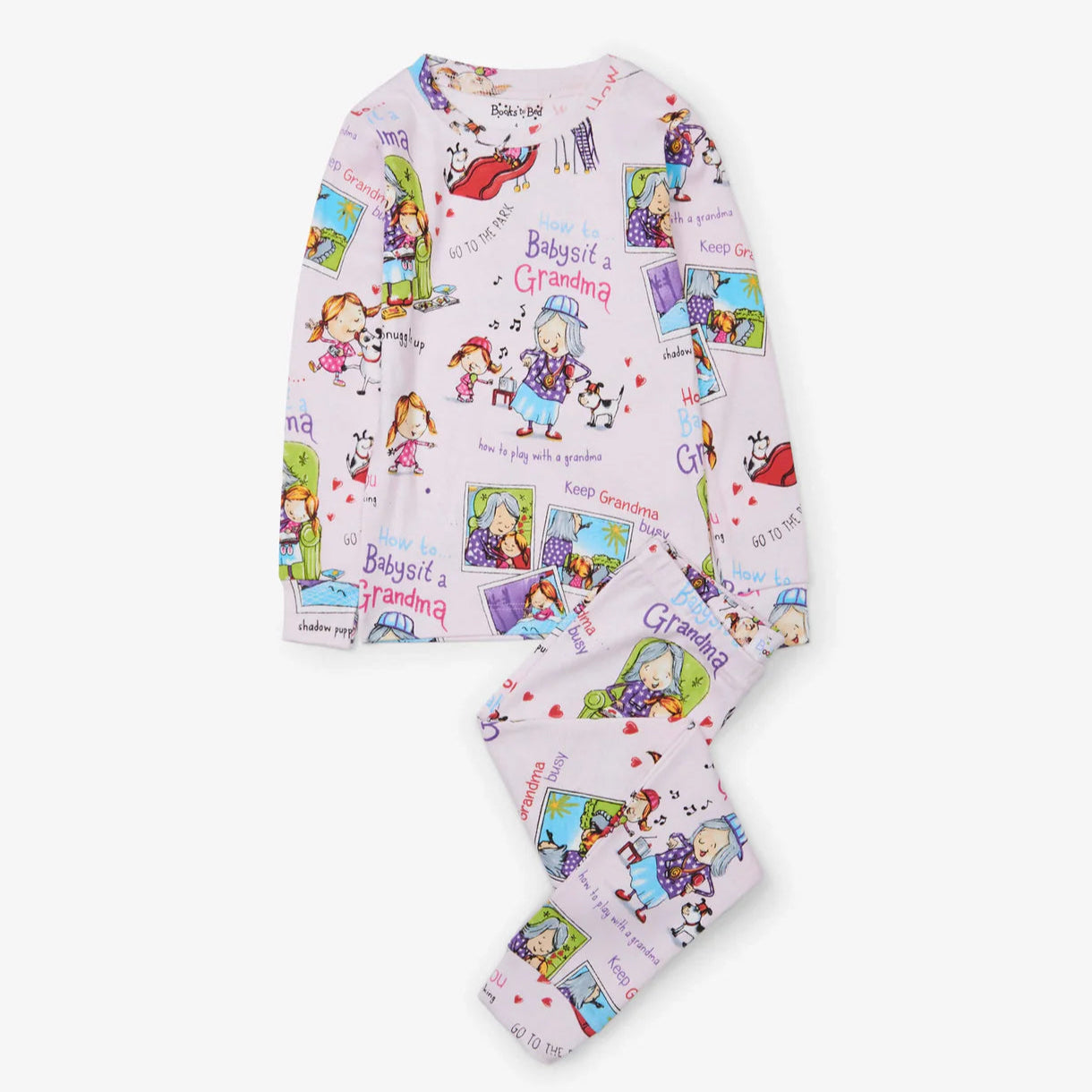 Books To Bed: How To Babysit A Grandma Book and Pajama Set - Perfect for Bedtime Stories & Grandma-Grandchild Bonding