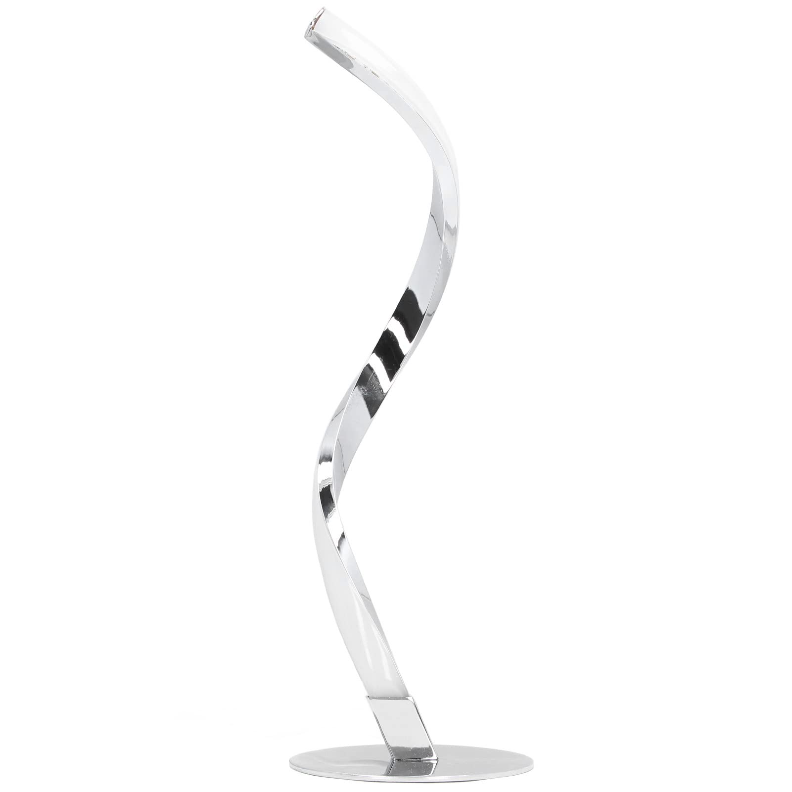 CHICIRIS Modern RGB LED Desk Lamp with APP Remote Control, Adjustable Color & Brightness, Spiral Design - Perfect for Bedroom, Office, Gaming Setup (100-240V US Plug)