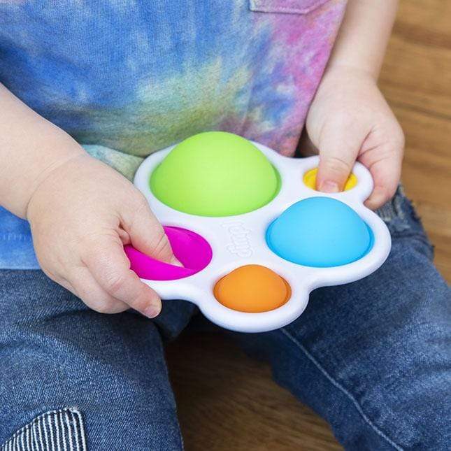 Fat Brain Toys Dimpl - Sensory Fidget Toy for Kids & Adults - Stress Relief & Fine Motor Skills Development - Perfect for Home, Office, and Travel Use