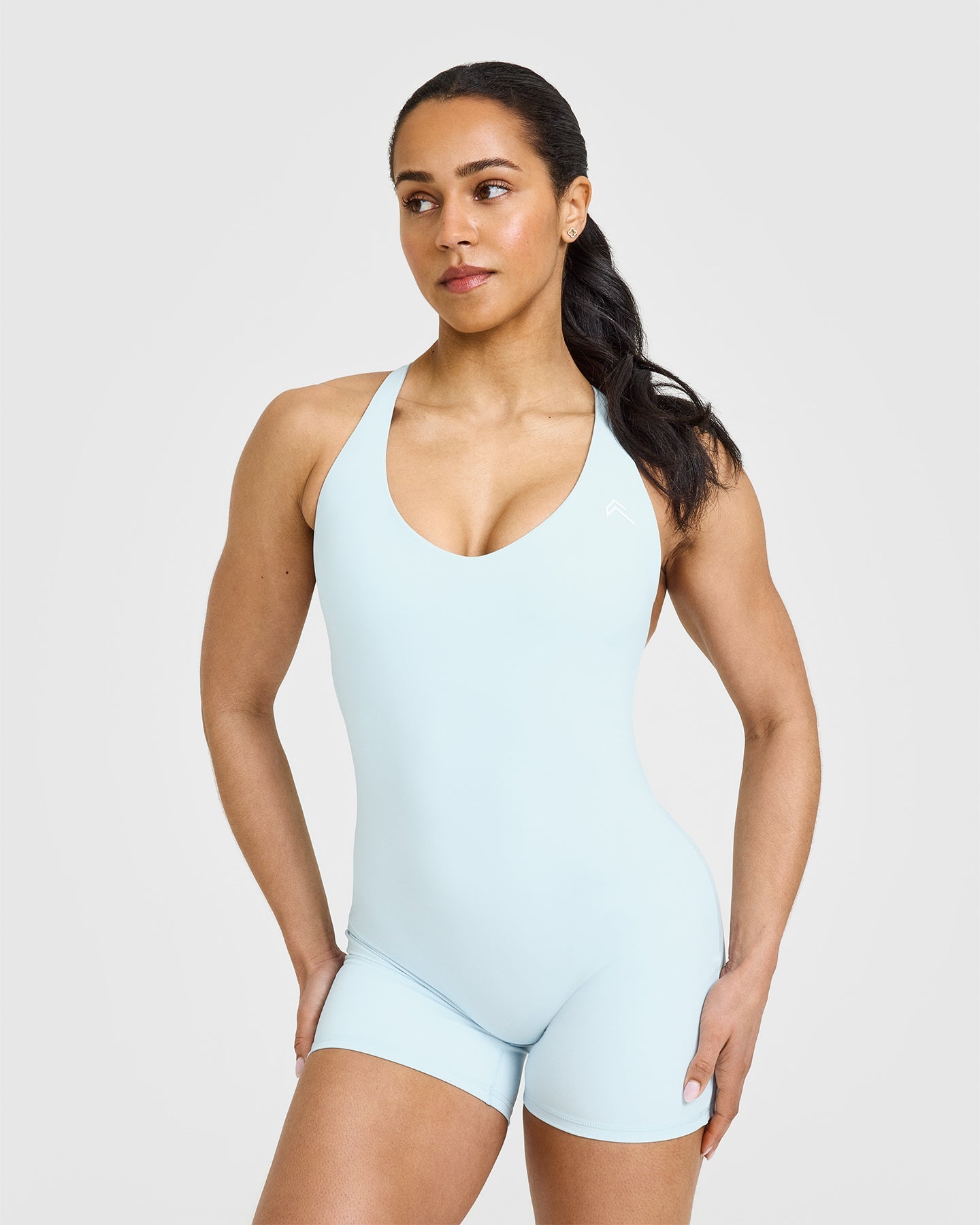 Unified Scoop Back All-in-One 6 | Cloud Blue | Comfortable Nursing & Maternity Wear for Everyday Use