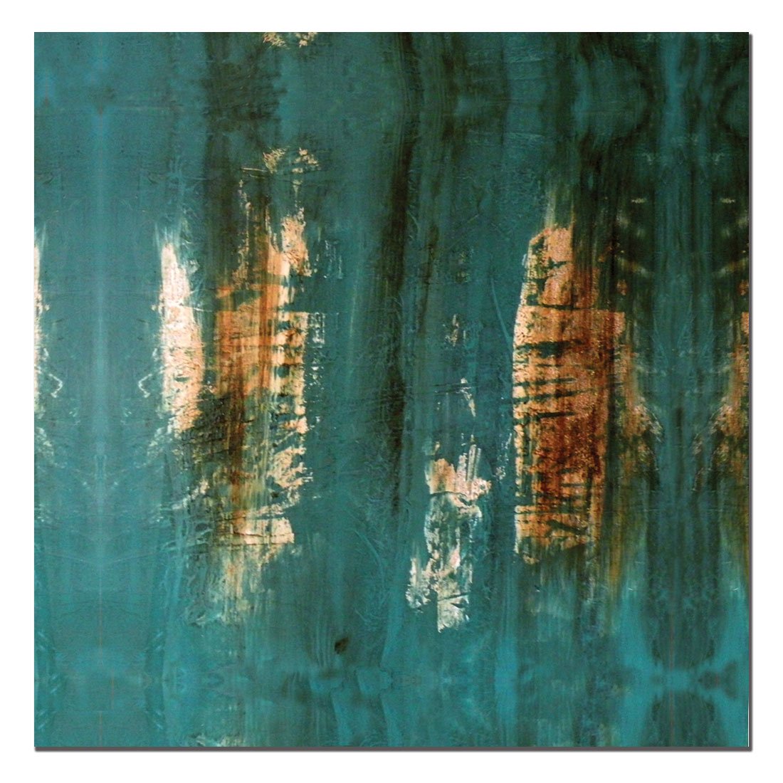 Nicole Dietz The Wash Canvas Art - 14x14 Inch Framed Wall Decor for Living Room, Bedroom & Office | Modern Abstract Painting for Home & Office Decor
