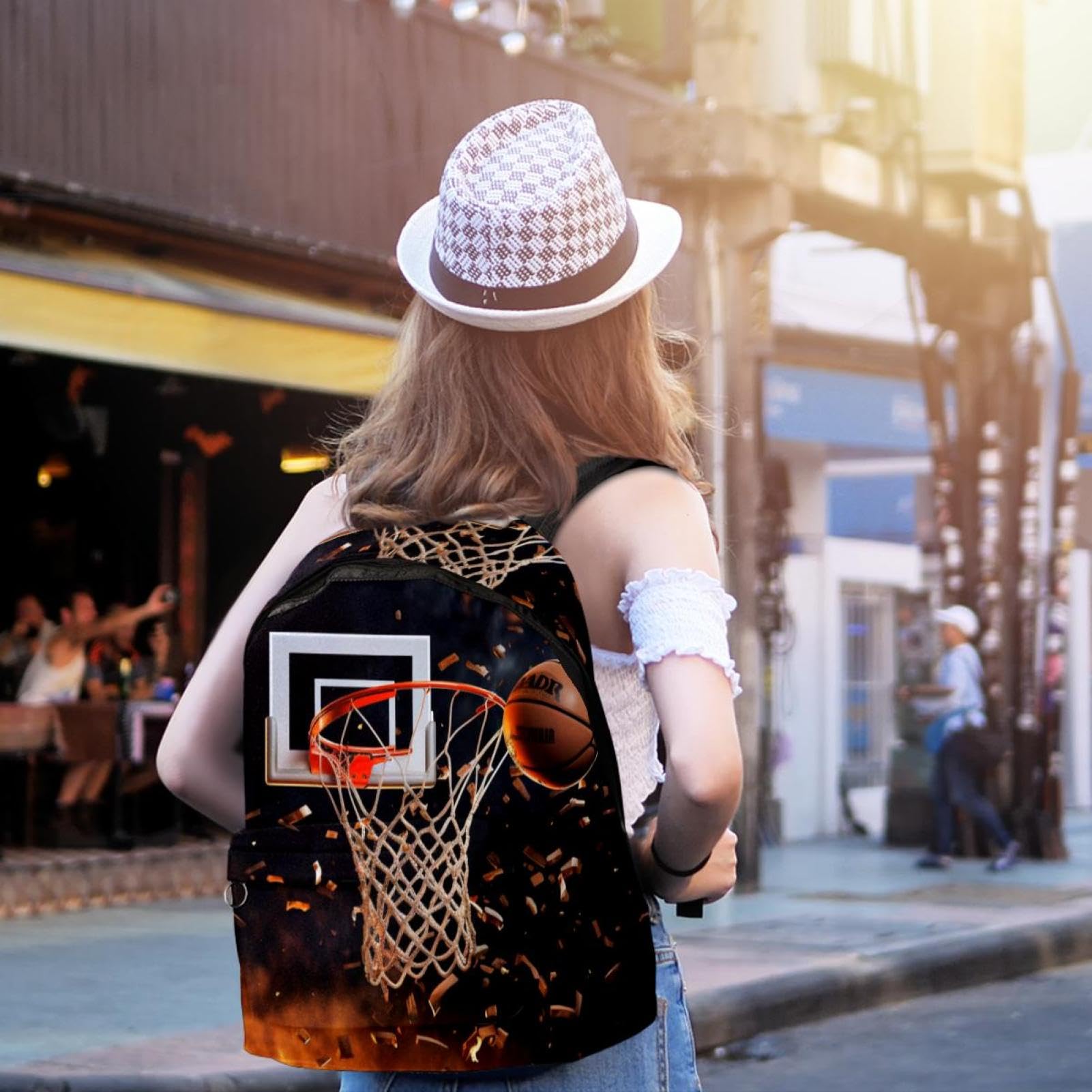 Stylish Travel Backpacks for Women & Men - Durable Basketball Sports Backpack for Gym, School & Outdoor Adventures