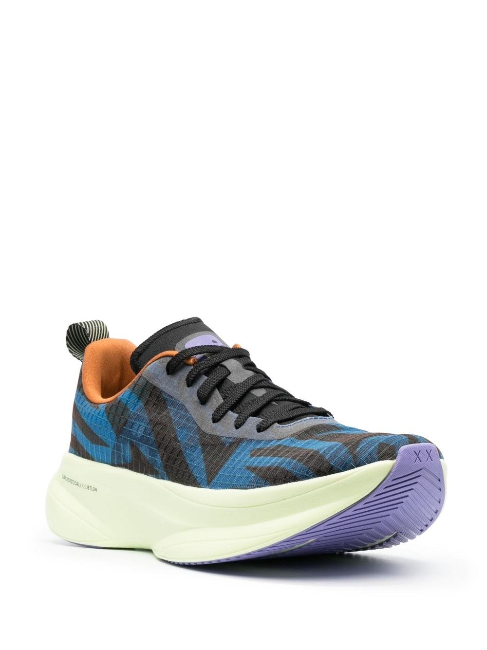BRAND BLACK Sneakers for Men - Lightweight Comfortable Running Shoes in Blue - Perfect for Gym, Workout & Casual Wear