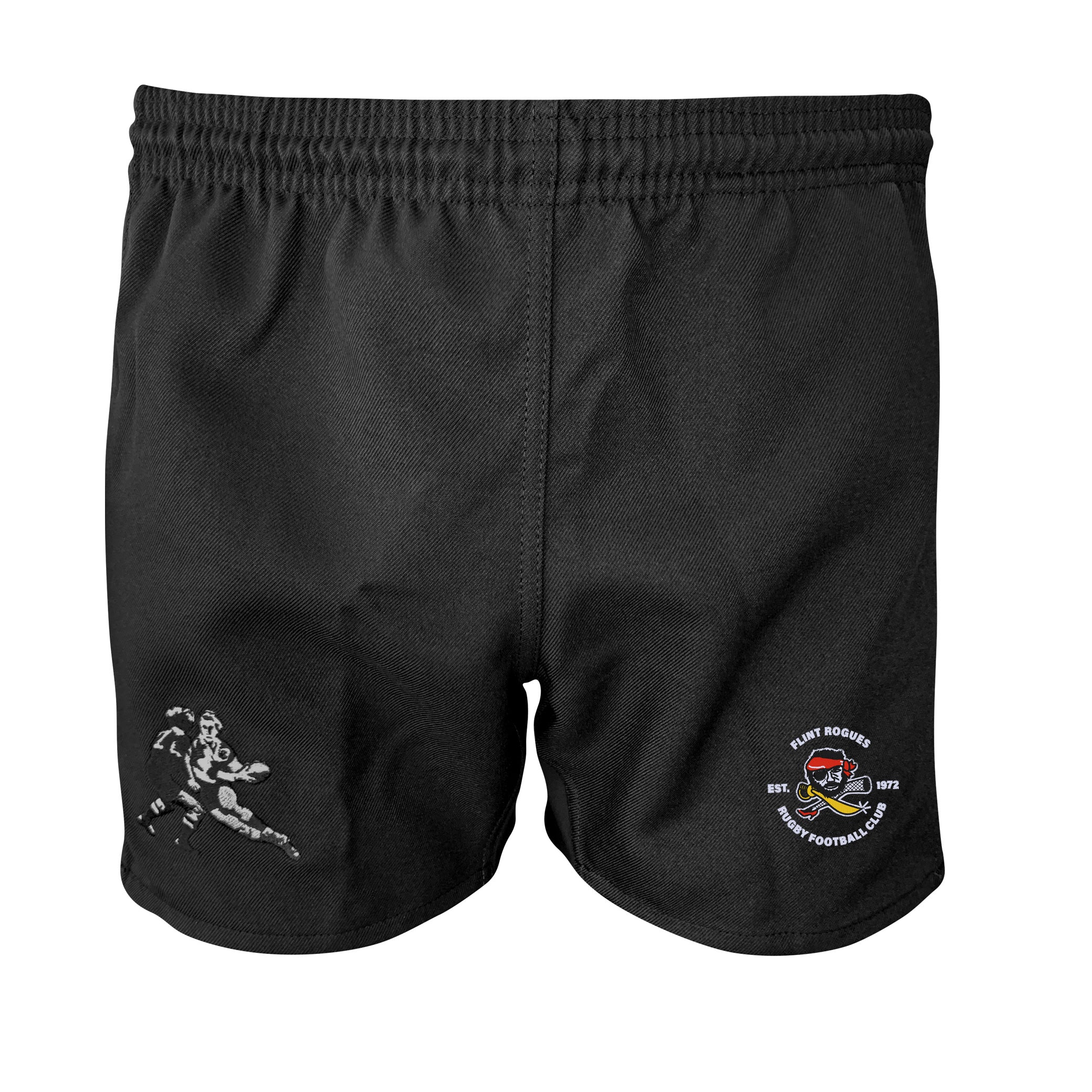 Flint Rogues RFC RI Pro Power Shorts - High-Performance Compression Shorts for Men, Workout & Running, Moisture-Wicking & Breathable Fabric for Gym, Training & Sports Activities