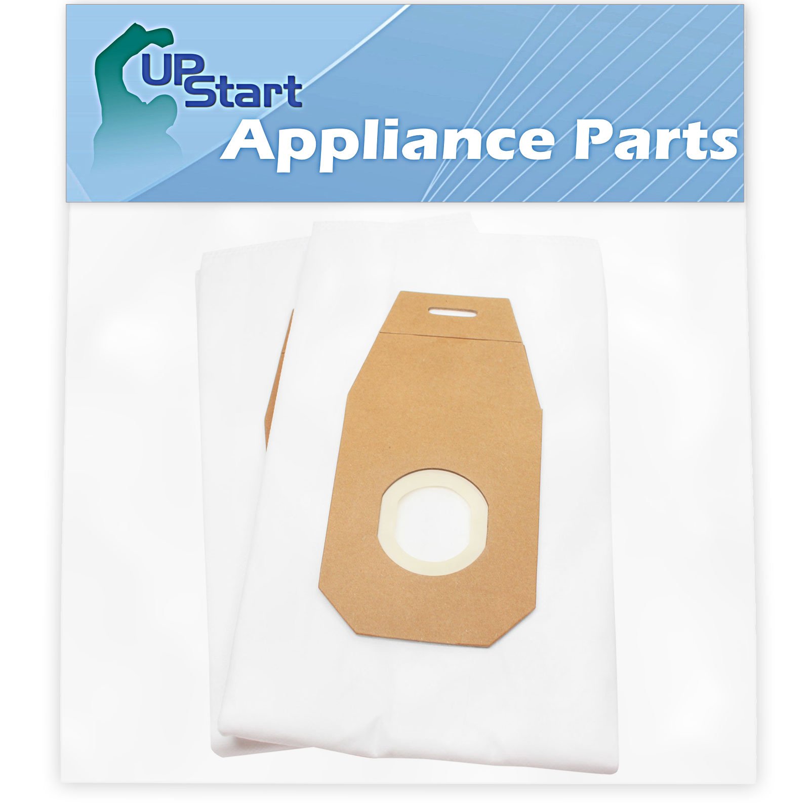 Upstart Battery 2 Replacement Vacuum Bags for Hoover AH10000 - Compatible with Hoover 302982002, AH10000 & Type Q HEPA Bags - Perfect for Deep Cleaning Carpets, Upholstery & Pet Hair Removal
