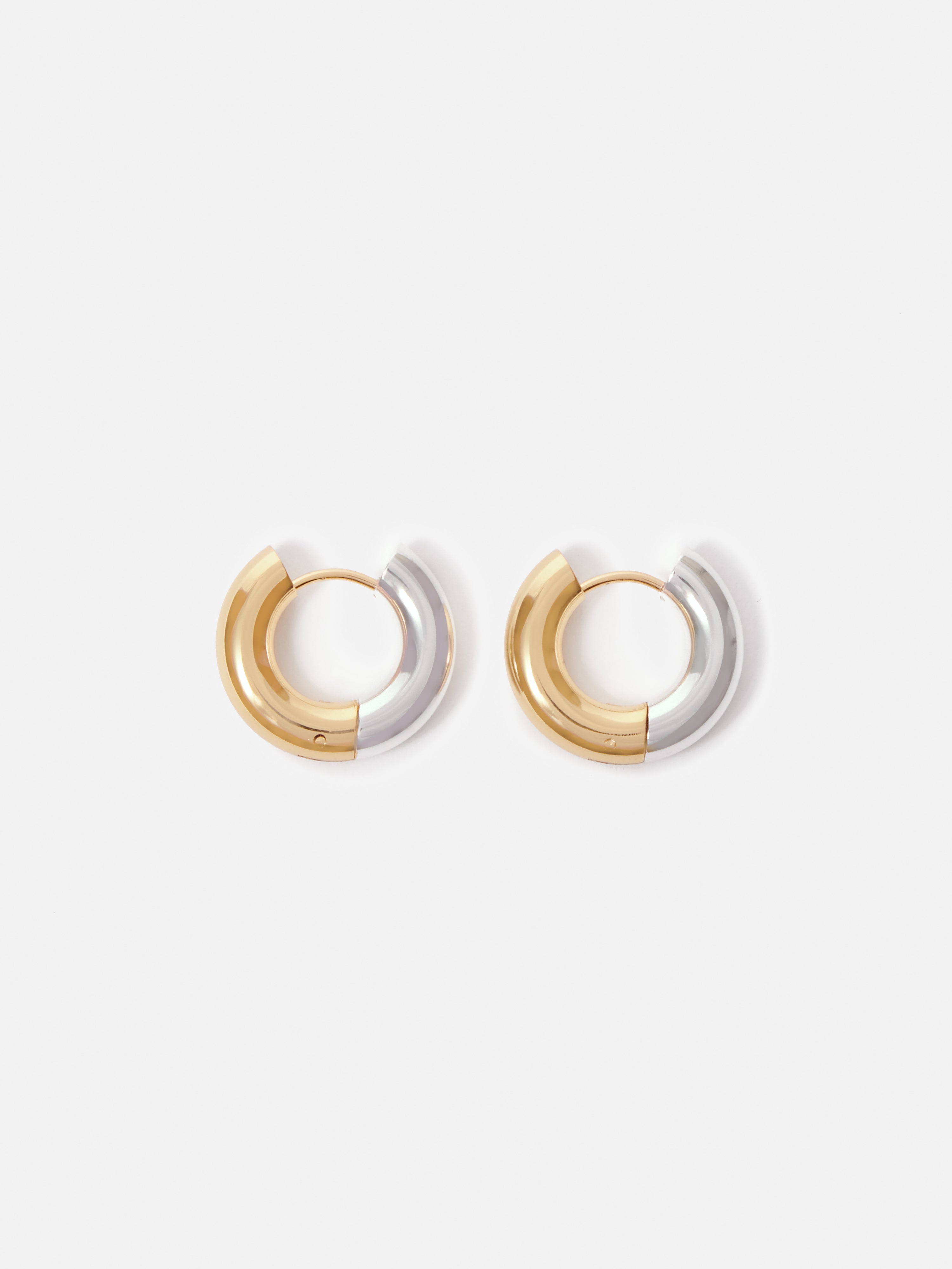 Mixed Metal Hoop Earrings for Women - Trendy Multi-Layered Statement Jewelry - Perfect for Parties, Weddings & Everyday Wear