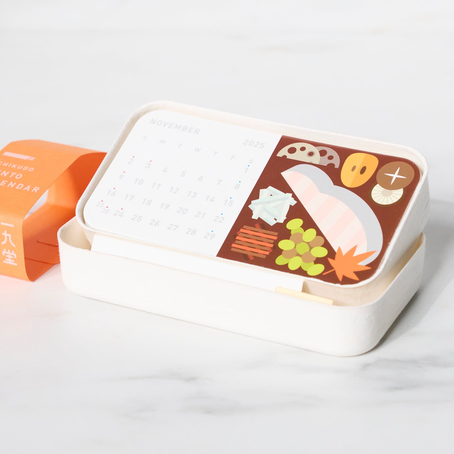 2025 Bento Calendar - Stylish & Functional Japanese Lunch Planner for Meal Prep & Organization | Perfect for Office, School & Home Use
