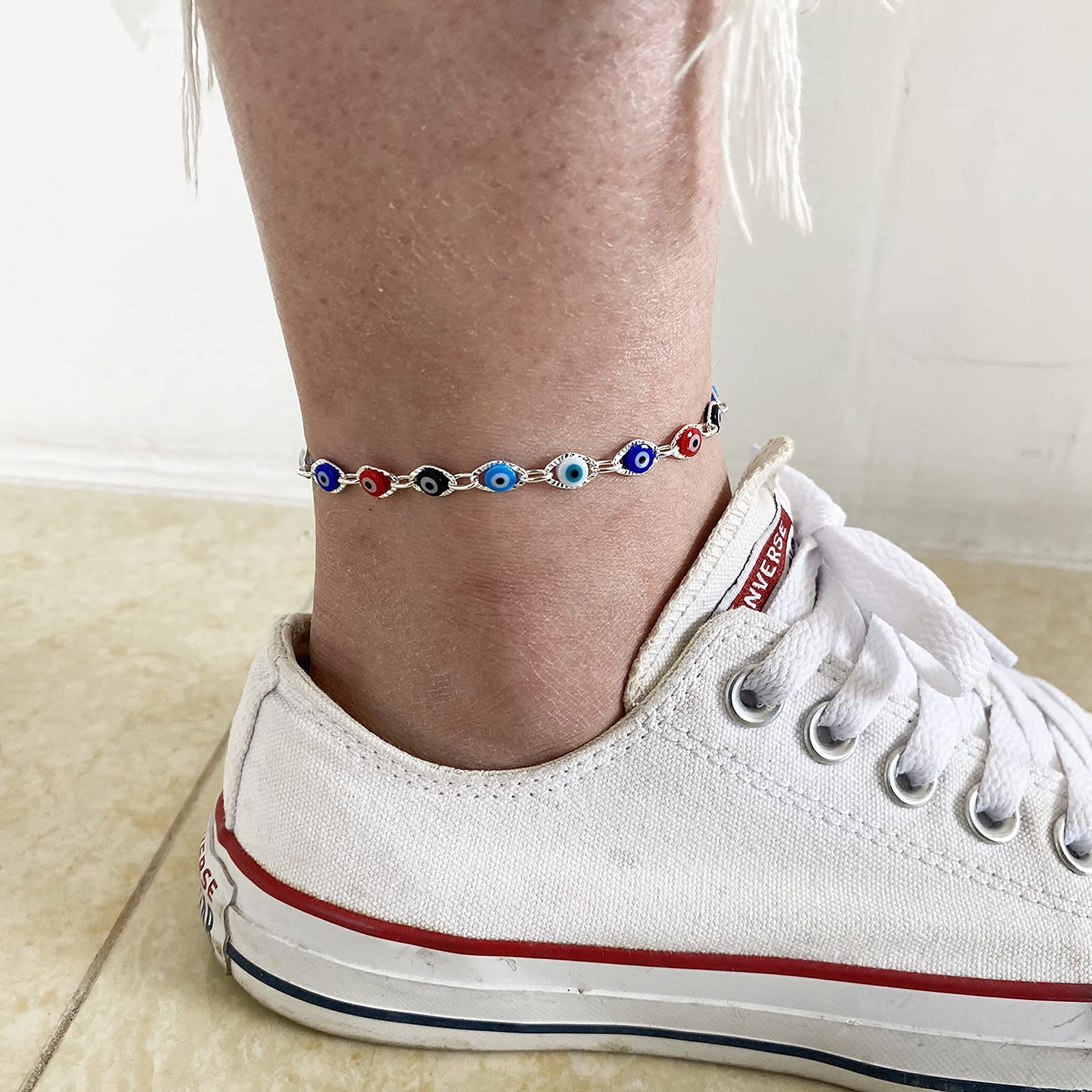 Elegant Gold Ankle Bracelets for Women - Dainty Paperclip Link Chain Anklets, Perfect for Summer Beach Vacation & Boho Outfits - Stylish Foot Jewelry Gift for Her