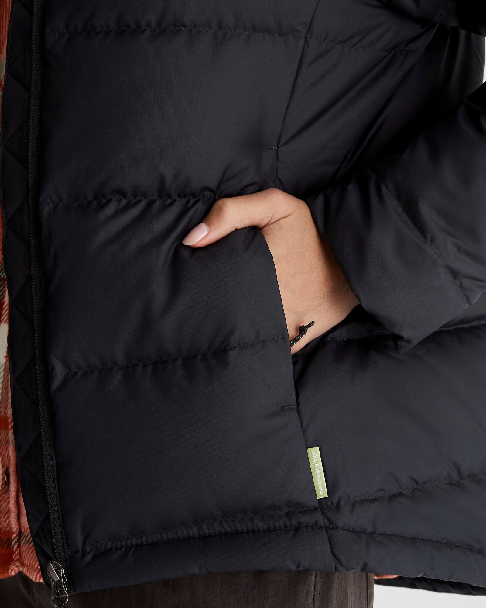 Women's Epiq Hooded Down Jacket - Lightweight Winter Coat, Waterproof & Windproof, Black/Black - Perfect for Skiing, Hiking & Cold Weather Outdoor Activities