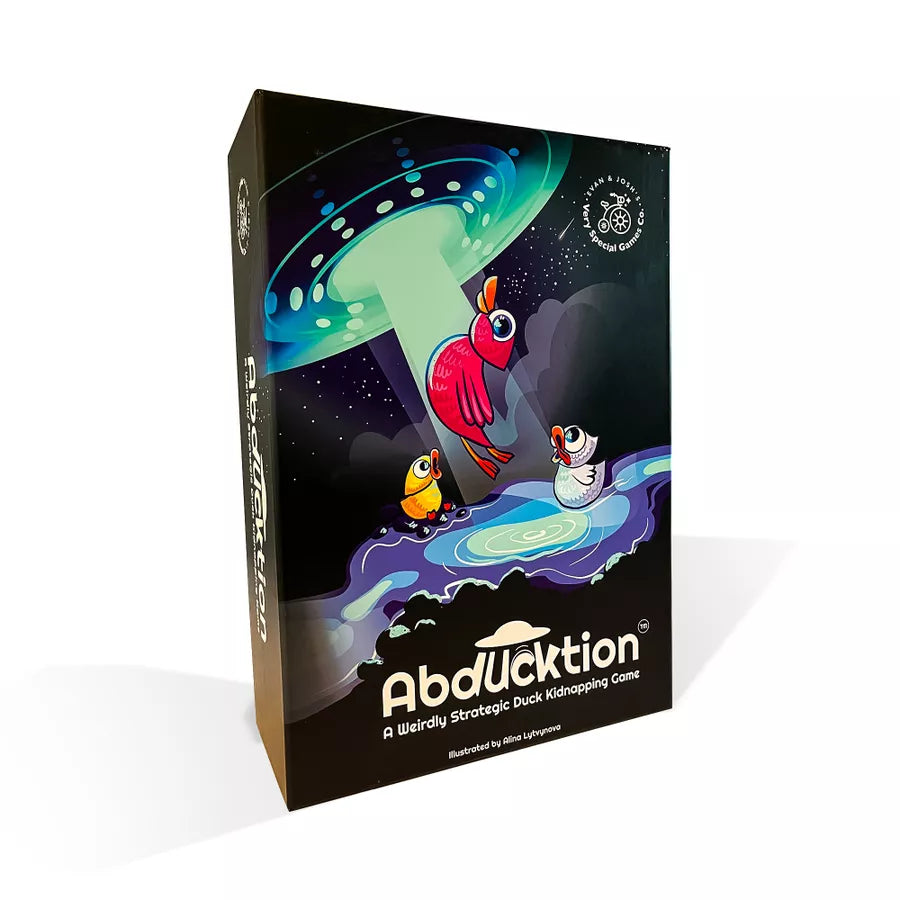 Abducktion Board Game with IntergalacDuck Expansion - Fun Alien-Themed Strategy Game for Family Game Nights & Parties