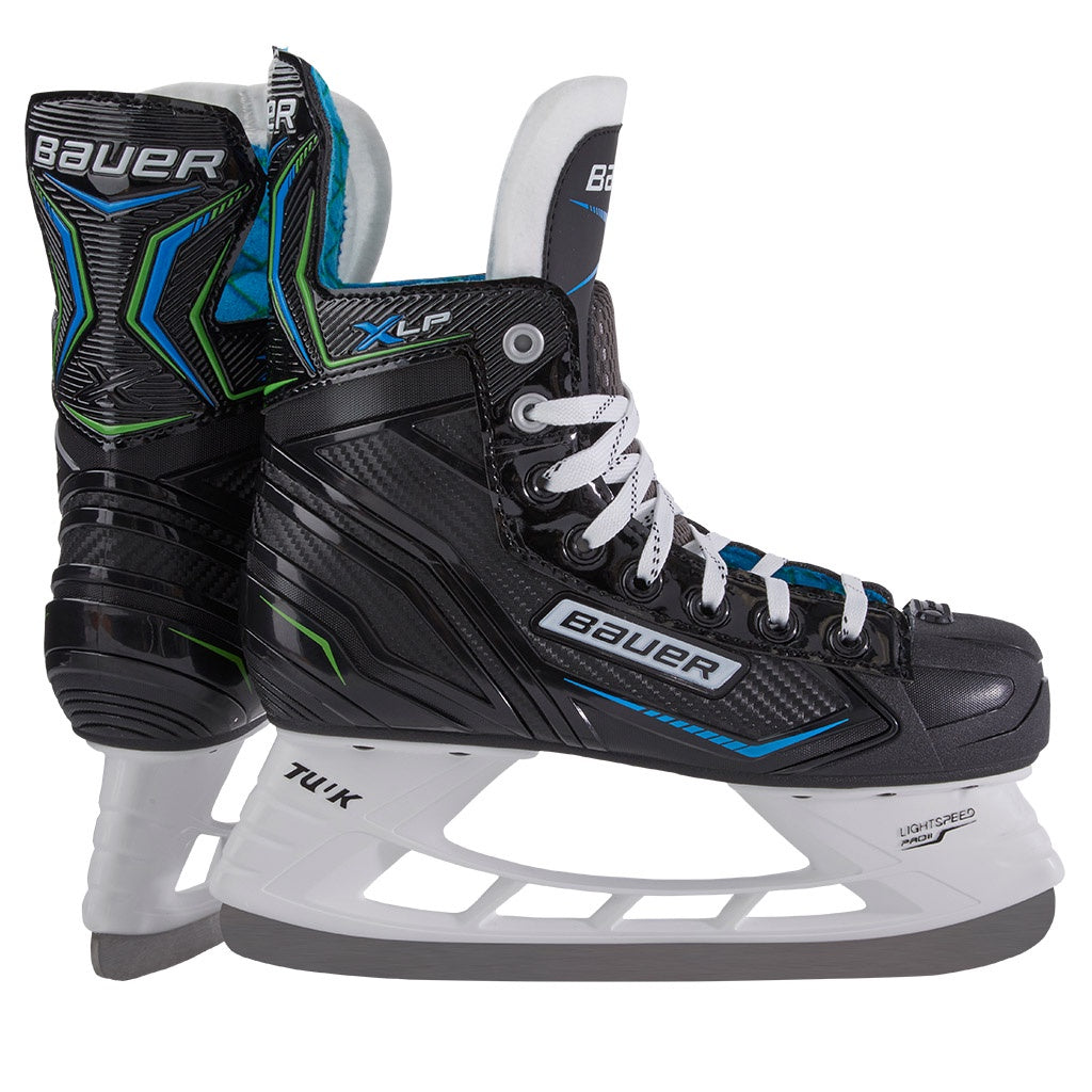 Bauer X LP Junior Ice Hockey Skates - Youth Hockey Skates for Boys & Girls - Perfect for Ice Rink, Hockey Practice & Games