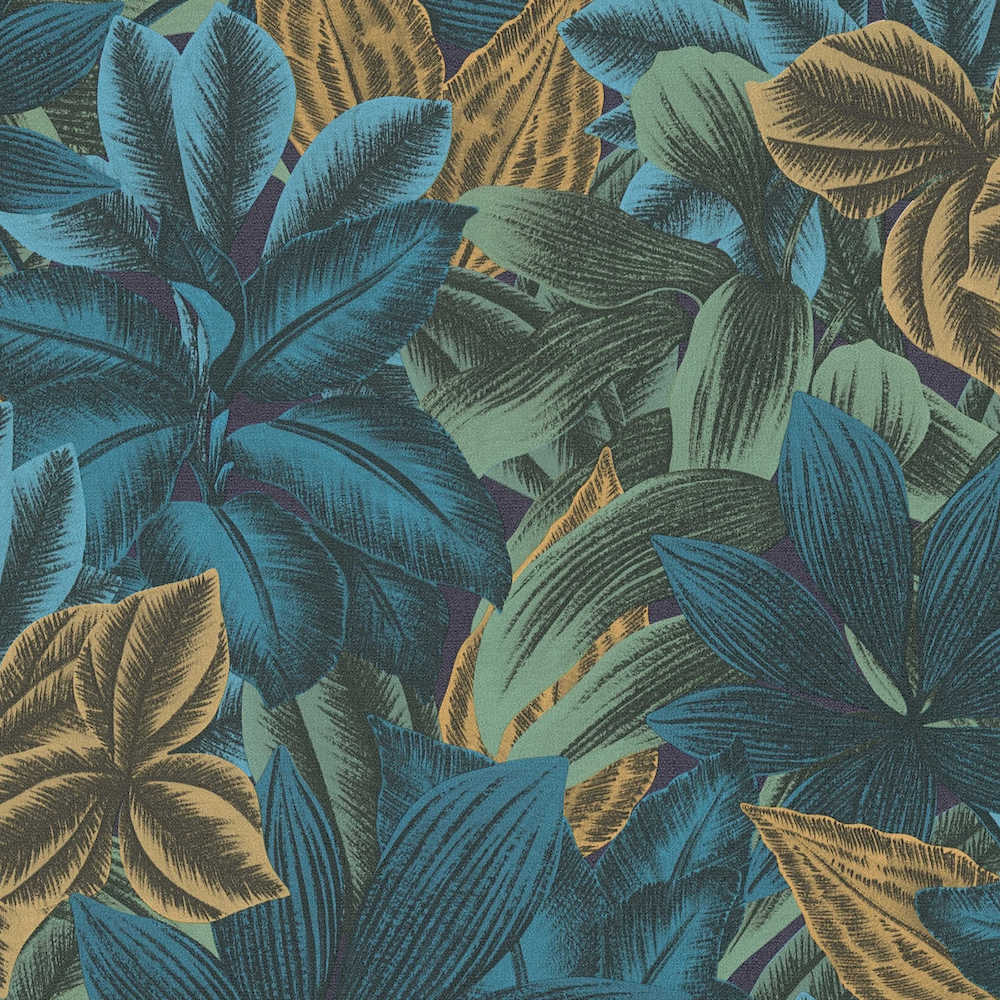 Metropolitan Stories 3 - Bali Tropical Foliage Wall Art | Exotic Botanical Print for Home & Office Decor | Perfect for Living Room, Bedroom or Workspace