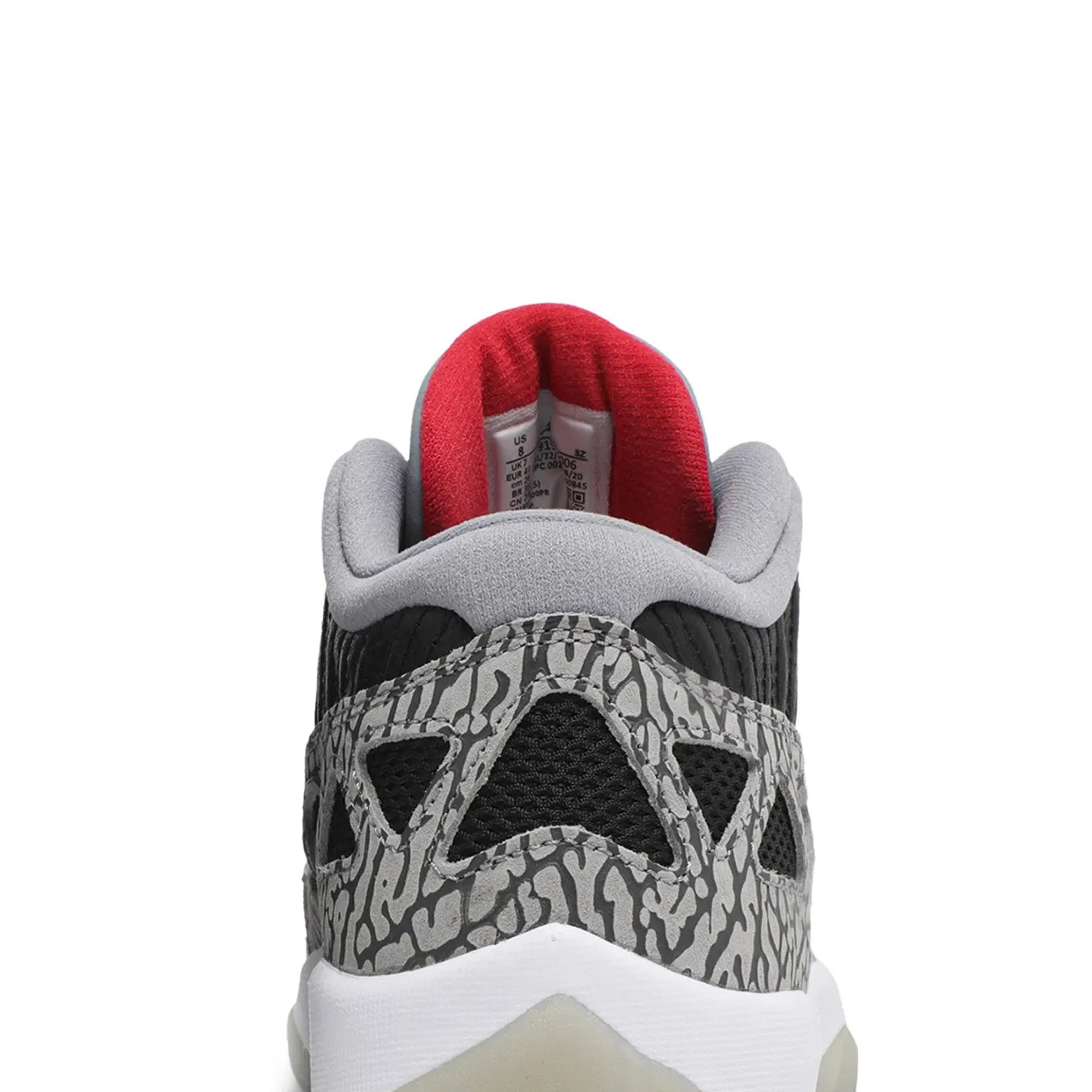 Air Jordan 11 Low IE 'Black Cement' Men's Basketball Shoes 2020 Retro Edition - Perfect for Streetwear, Casual Outfits & Sneaker Collectors