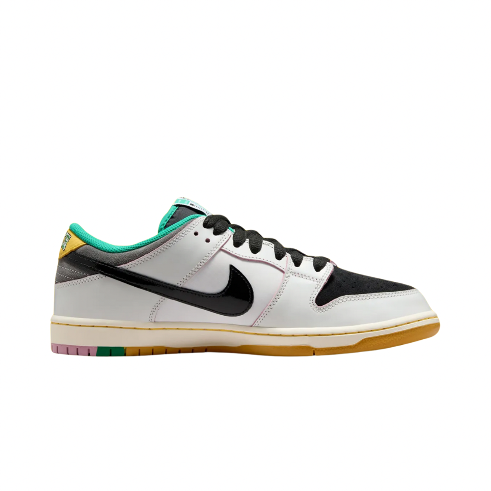 Nike SB Dunk Low CSEF Summit White Black Iron Grey Clear Emerald Bucktan - Men's Skateboarding Shoes for Street Style & Casual Wear