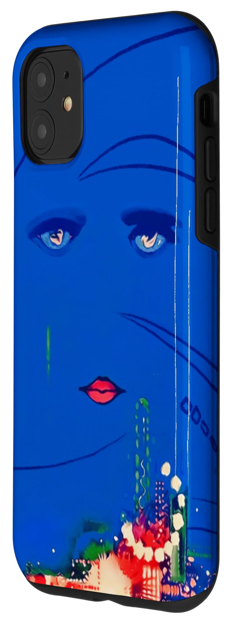 iPhone 11 Case - Heavy Duty Protective Cover with The Great Gatsby Design in Blue | Perfect for Everyday Use, Travel & Outdoor Activities