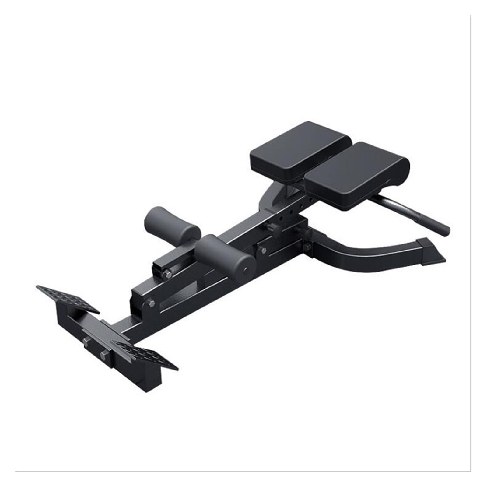Foldable Roman Chair - Heavy Duty Adjustable Hyperextension Bench for Back & Ab Workouts - Home Gym Exercise Equipment for Core Strength Training & Fitness