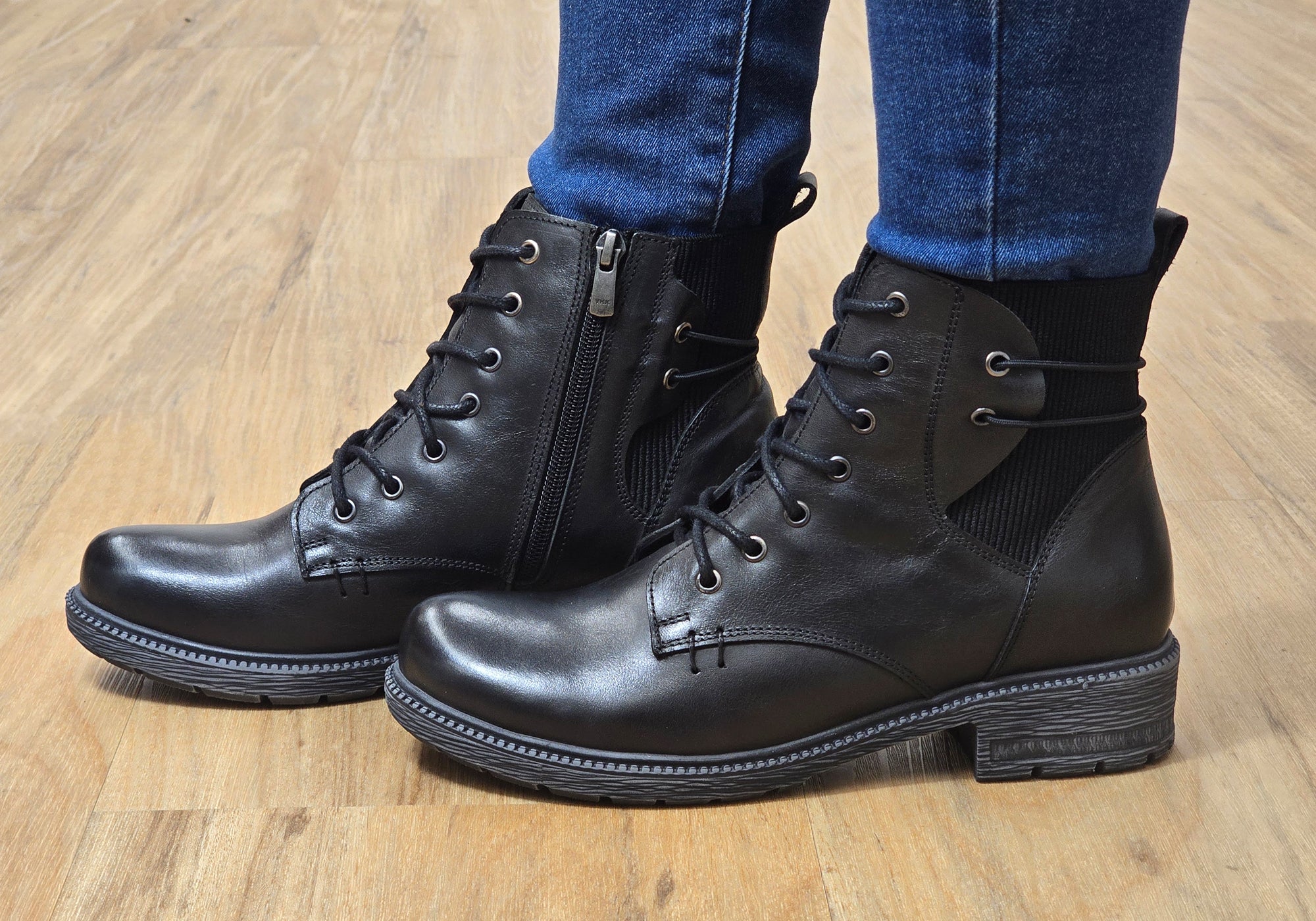 Orizonte Jaquel Women's European Comfortable Leather Ankle Boots - Stylish & Comfortable Shoes for Work, Travel & Everyday Wear