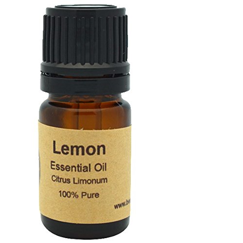 Pure Lemon Essential Oil 5ml - 100% Natural, Therapeutic Grade for Aromatherapy, Diffusers & DIY Skincare - Refreshing Citrus Scent for Home & Office Use