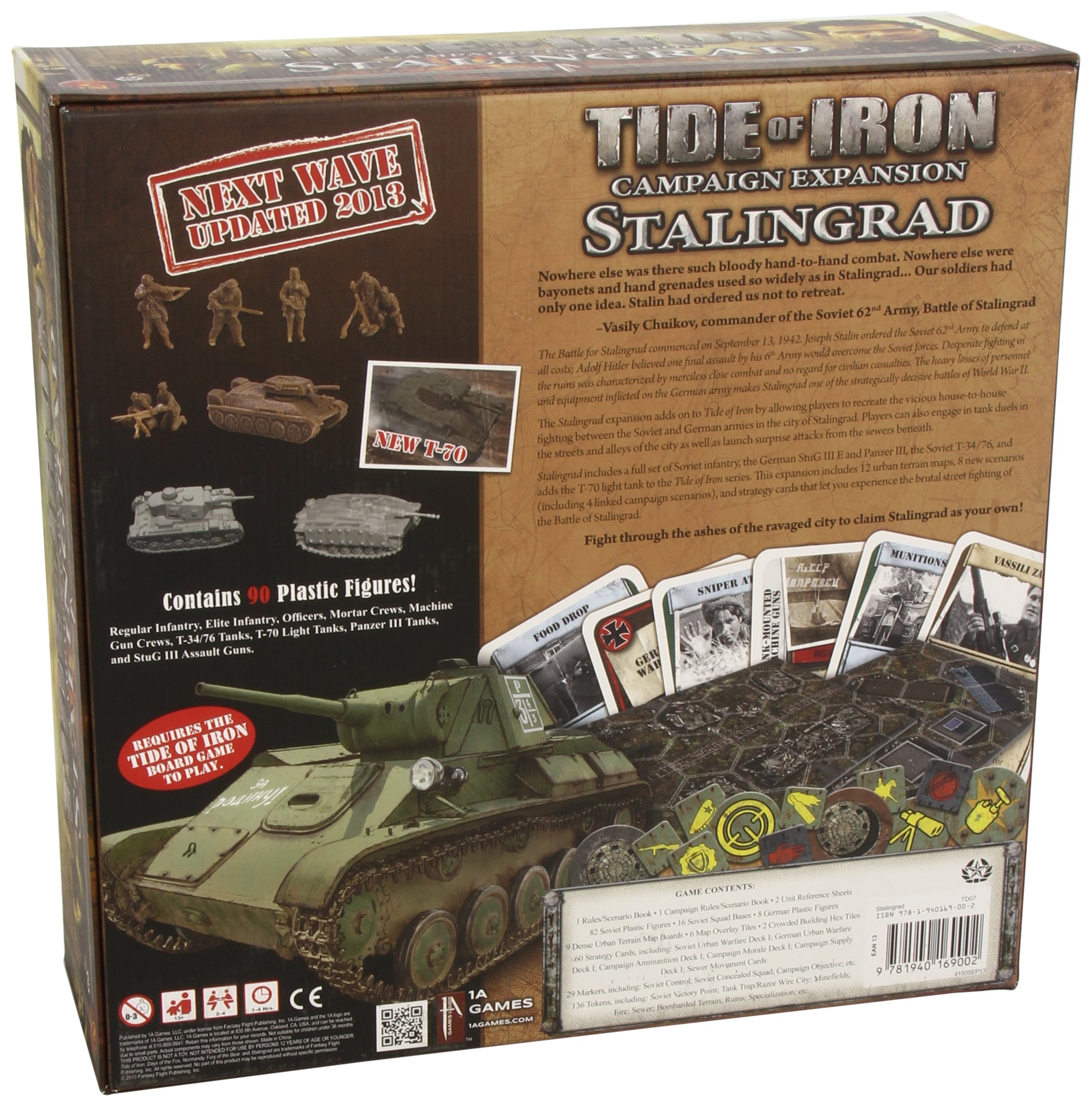 Tide of Iron: Stalingrad Expansion Board Game - WWII Strategy Game Expansion for Adults & Teens - Perfect for Game Nights & Historical Wargaming