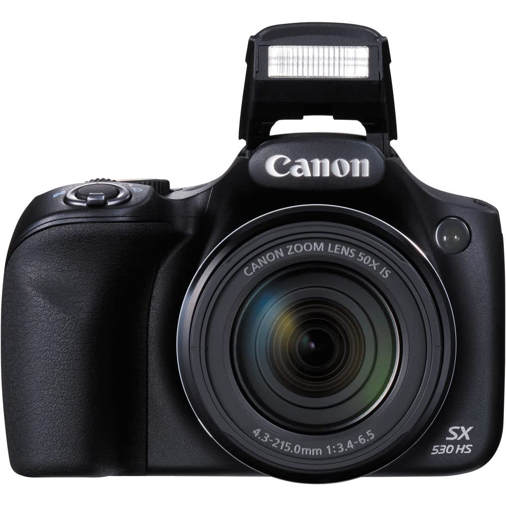 Canon PowerShot SX530 HS Digital Camera Bundle with 64GB Memory Card, NB-6L Battery & Accessories - Renewed | Perfect for Travel Photography, Vlogging & Outdoor Adventures